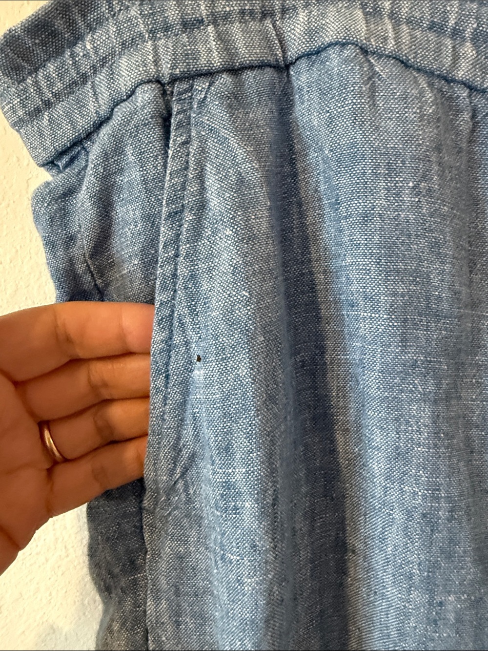 Talbots linen pants 
Blue 
Size 16 - Picture 2 of 4